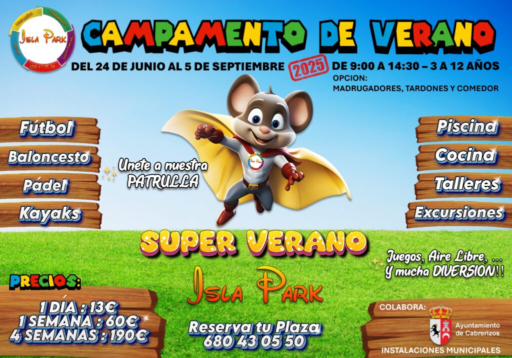 Campamento de verano 2025 Isla Park WEB