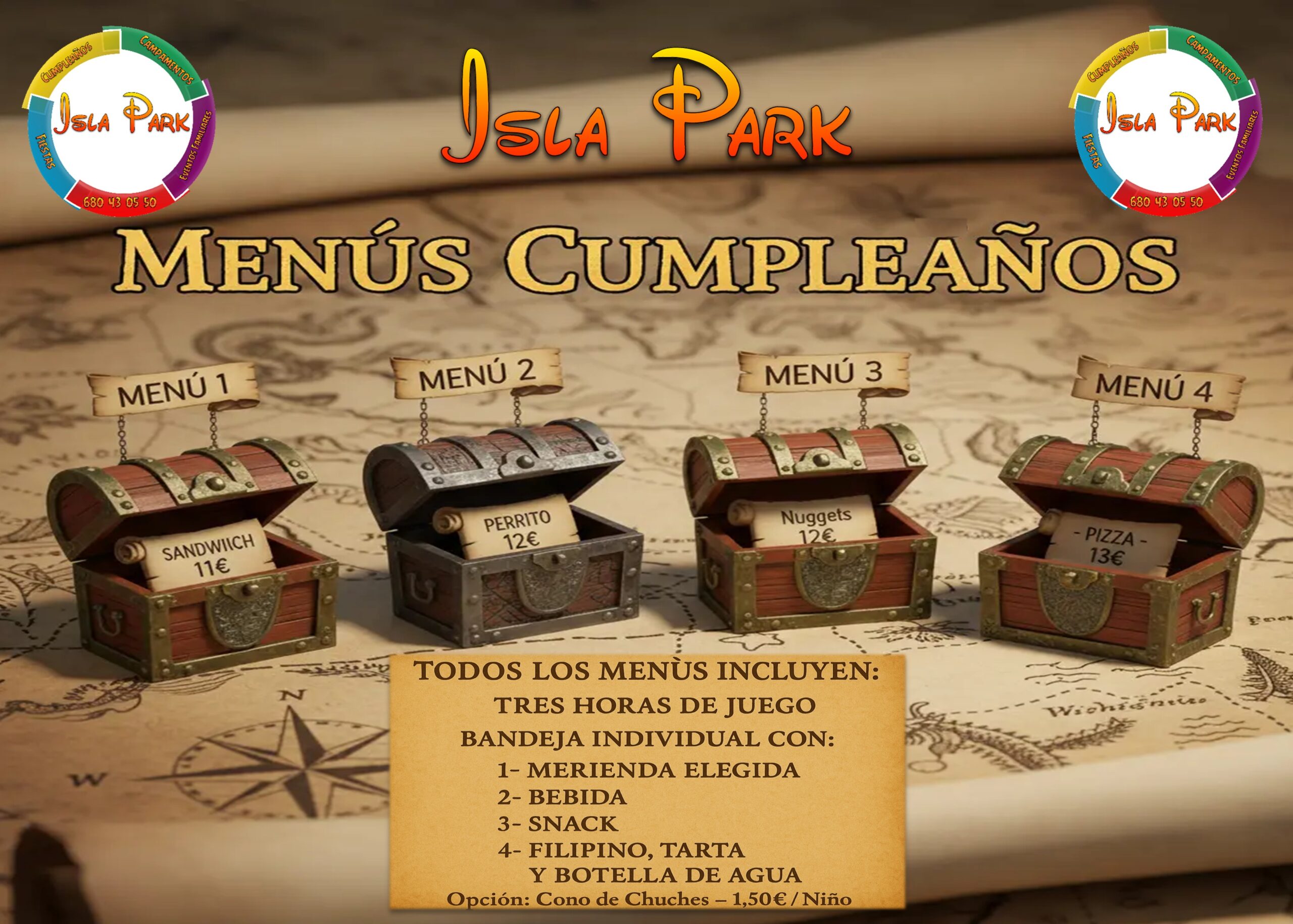 Menus Cumpleaños 2025